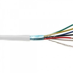 6C/22 AWG Stranded Shielded with Drain, White, 500ft_noscript