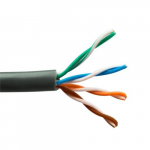 Lan Cable Cat3 4 Pair UTP, 24 AWG, PVC Gray - 1000 Ft_noscript