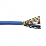 350 MHz AWG Solid UTP Cable, Blue, 1000 ft_noscript