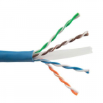 Cable Enhanced 550 Mhz 23 AWG Solid Bc, 4pr, PVC, Blue