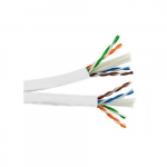 Cable Cat6 Siamese, Bonded 2x Enhanced 550, White