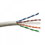 Cat6 Enhanced 550MHz 23AWG UTP Cable, White, 1000ft