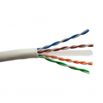 Cable Enhanced 550 Mhz 23 AWG Solid Bc, 4pr, PVC, White