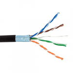 Shielded Cable Direct Burial Gel Filled 550 Mhz, Black_noscript