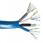 3x CAT6 23 AWG Shield Cable, Blue