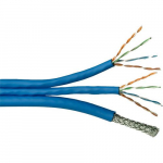 2x CAT5E 24 AWG 350 MHz Cable, Blue_noscript