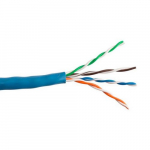 Enhanced UTP Cable, 350MHz, 24 AWG BC, Blue, 1000ft_noscript