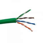 Enhanced UTP Cable, 350MHz, 24 AWG BC, Green, 1000ft_noscript