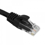 Cat5e Patch Cable, 350 Mhz, 50Ft/15m, Black_noscript