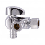 Brass Crimp Angle Stop, 1/2" Pipe Size23066LF