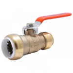 1" x 3/4" Push-to-Connect PVC Ball Valve25551LF