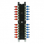 24 Port Home Run Manifold with Brass Ball ValvesPM024UP