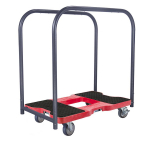 E-Track Professional Push Panel Cart Dolly Red