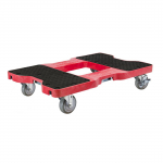 32" x 20-1/2" x 7" Steel Frame Red Dolly, 1500lb