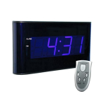 Wall Clock with Large LED Display_noscript
