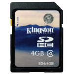 4GB Class 4 SD Card