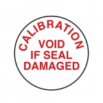 Security Seals "Calibration Void if Seal Damaged"_noscript