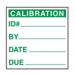 Wrap-Up Calibration Label, 3" x 1"_noscript