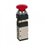 1/4" NPT Palm Emergency Detented Button