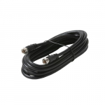 12' RG59 Black F to F Black Patch Cable