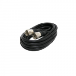 20ft Coaxial UHF-UHF Mini-RG8x Cable, Black