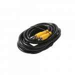 12' RCA to RCA RG59 Black Coaxial Cable