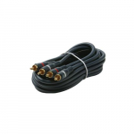 3' Gold 2 x RCA Stereo Audio Cable