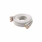 12' Ivory 3 x RCA Component Video Cable_noscript