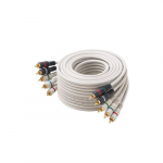 50' Ivory 5 x RCA Component Video/Audio Cable