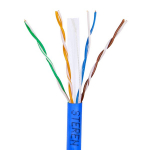 1000ft CAT6 UTP CMR Solid Cable Blue_noscript