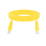 14ft Cat5e UTP Molded Patch Cord Yellow_noscript