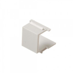 White Blank Insert for Use with Keystone Wall Plates_noscript