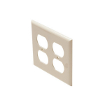 2-Gang Duplex Receptacle Wall Plate Ivory_noscript