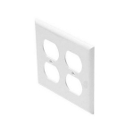 2-Gang Duplex Receptacle Wall Plate White_noscript