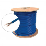 Blue UTP CMP CAT6A Bulk Solid Cable, Spool 1000 ft_noscript