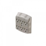6-Outlet 270J Plug-In Surge Strip Protector, UL