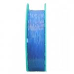 Blue Paper/Plastic Twist Tie Ribbon on Spool_noscript
