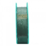 Green Paper/Plastic Twist Tie Ribbon on Spool_noscript