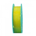 Yellow Paper/Plastic Twist Tie Ribbon on Spool_noscript