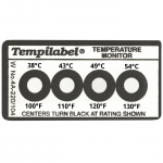 Series 4 Tempilabel Temperature-Indicating Label