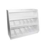 Storage Bin w/ 14 Adjustable Compartments and 2 Shelves_noscript