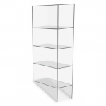 Benchtop Pipette Rack, Clear Acrylic