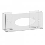 Glove Box Holder, Single, Two Sided Clear_noscript