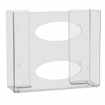 Glove Box Holder, Double, Two Sided Clear_noscript