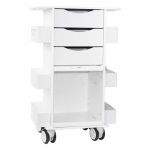 Core DX Cart with Sliding Door, White Color