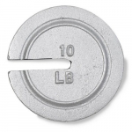 10lb Class F Cast Iron Slotted Weight