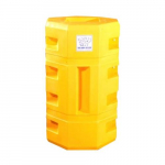 Large Column Protector, Yellow, 14" Square_noscript