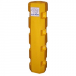 Yellow Slim Column Protector, 3" Square_noscript