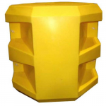 Yellow Pup Column Protector, 10" Square_noscript