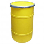 Yellow 30 Gallon Open Head Drum_noscript
